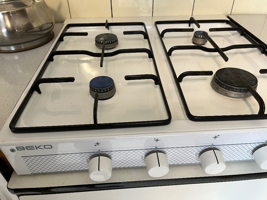 Gasvuur beko, Elektronische apparatuur, Kookplaten, Ophalen, Gebruikt, 4 kookzones, Gas