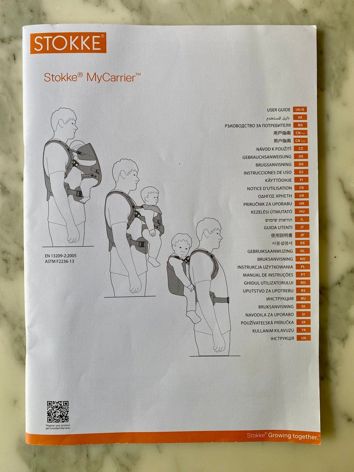 Stokke MyCarrier draagzak-Onberispelijke staat, Kinderen en Baby's, Ophalen, Nieuw, Buik of Rug, Draagzak