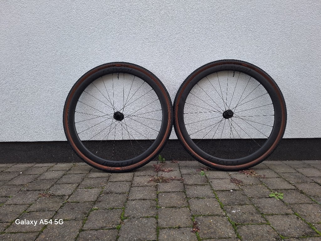 Roval c38 wielset + gravelband, Gravelbike, Gebruikt, Carbon, Ophalen