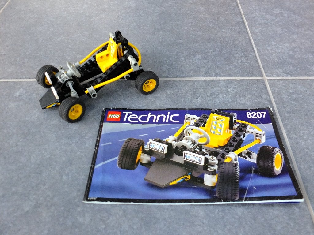 Lego Technic 8207 - Voiture de course (Dune Duster), 1996, Enlèvement ou Envoi, Lego, Ensemble complet, Instructions incluses