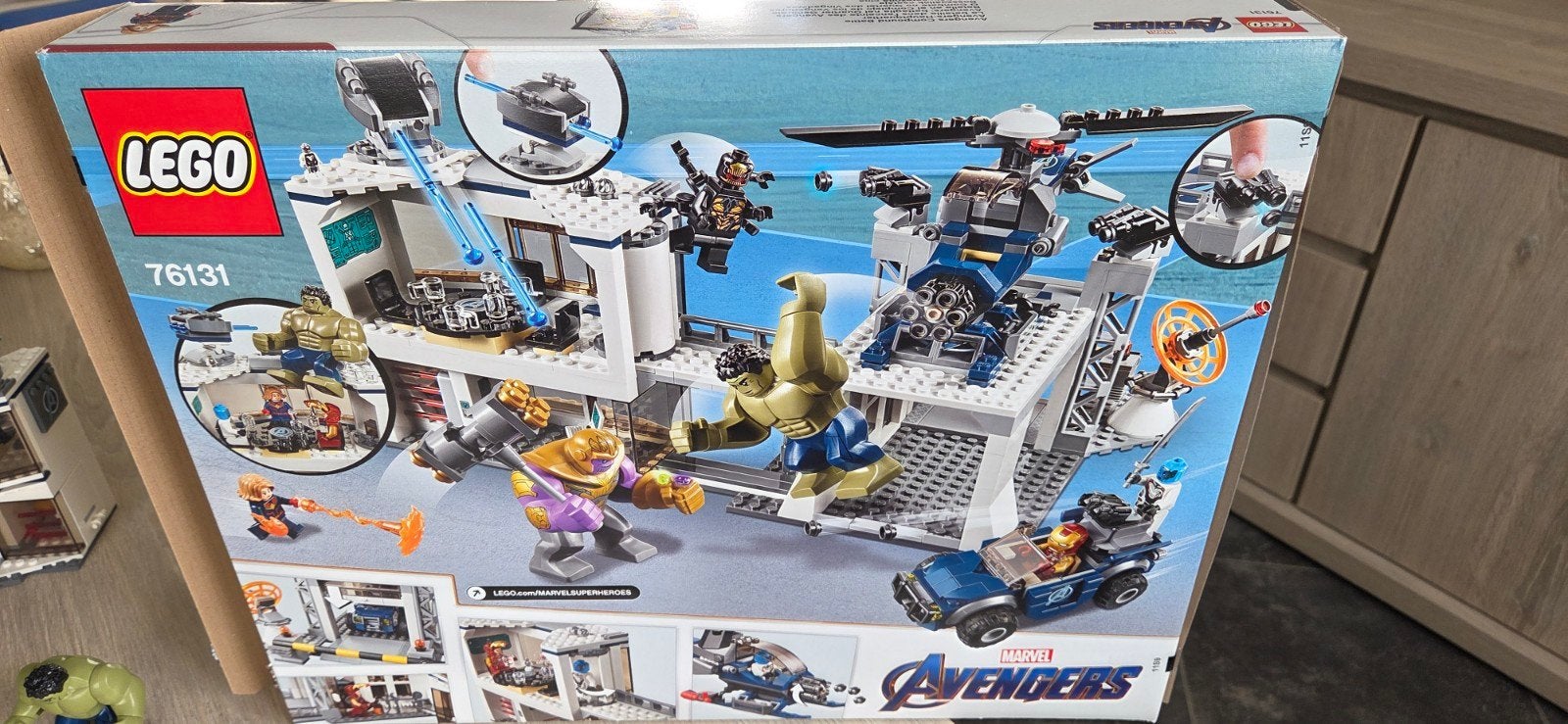 lego avengers, Lego, Ophalen of Verzenden, Zo goed als nieuw, Compleet