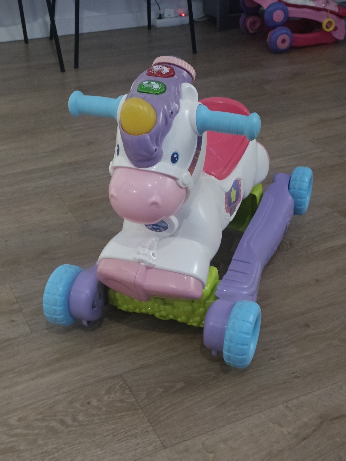 Vtech Rij- en Hobbelpaard met licht en geluid, Ophalen, Zo goed als nieuw, Overige typen
