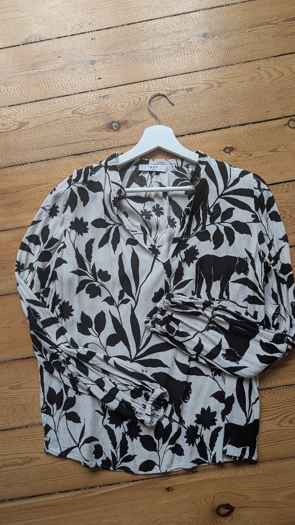 Blouse Zapa, Maat 38/40 (M), Wit, Ophalen of Verzenden, Zo goed als nieuw