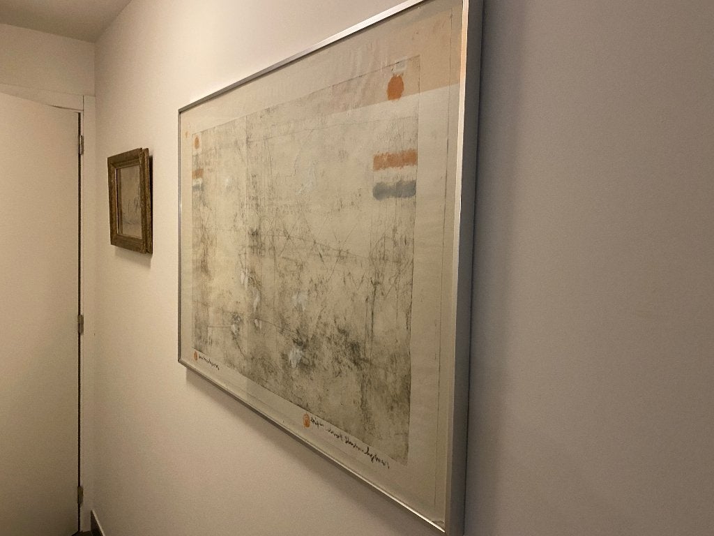 Anton Heyboer  Groot werk  technique mixte  99x64 cm, Antiek en Kunst, Ophalen