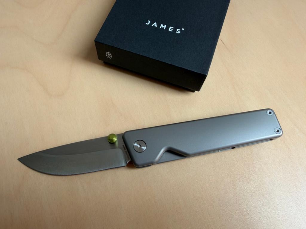 Nieuw The James Brand The Chapter 2 Titanium Pocket Knife, Caravans en Kamperen, Kampeergereedschap, Ophalen of Verzenden, Nieuw