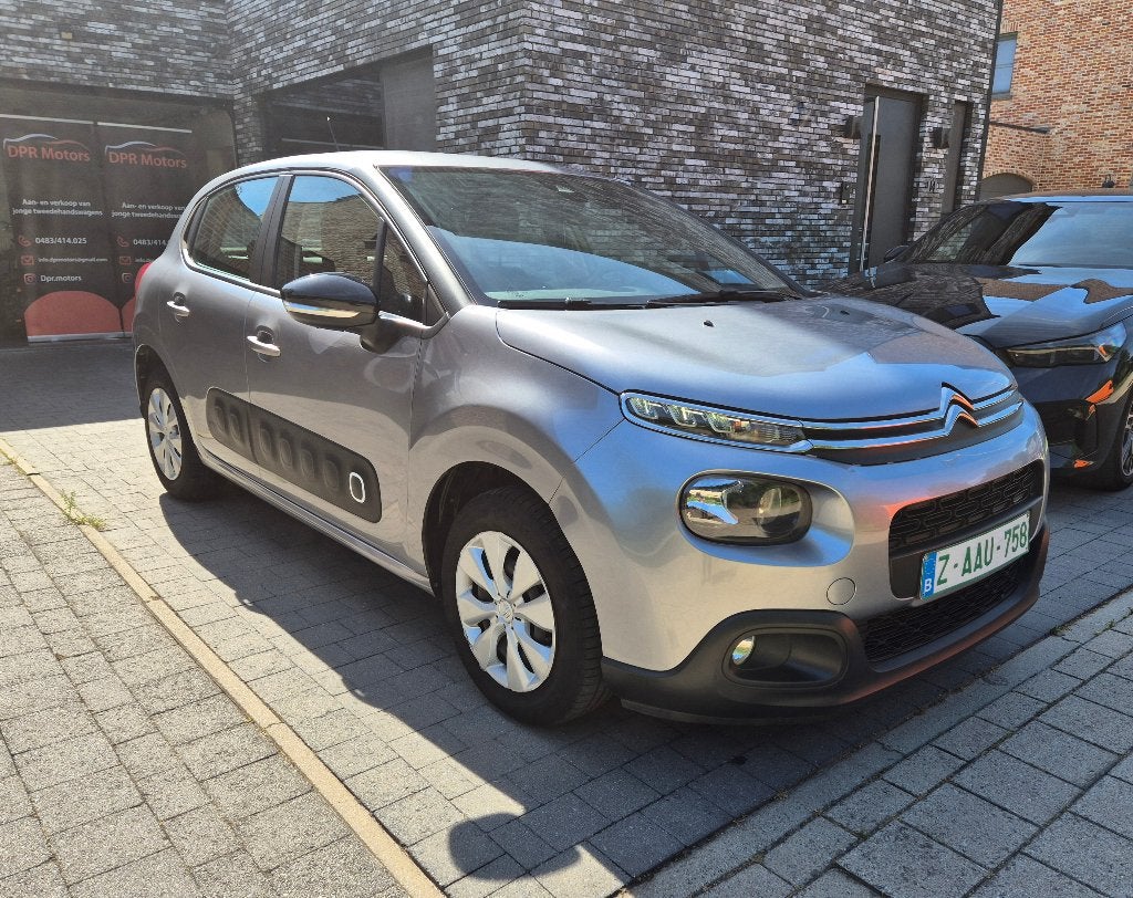 Citroën C3 1.2benzine 2019 AC Navi Carplay GARANTIE, Argent ou Gris, Achat, Euro 6, Entreprise
