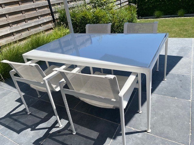 unieke tuinset- B&B Italia, Richard Schultz,1966 Collection, Tuin en Terras, Tuinsets en Loungesets, Gebruikt, Tuinset, Aluminium