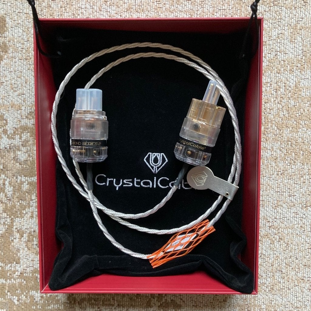 Crystal Cable Reference2 Diamond stroomkabel, Audio, Tv en Foto, Ophalen of Verzenden, Zo goed als nieuw