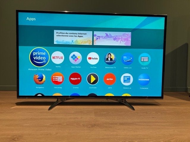 Smart TV Panasonic 4K UHD 49'' (124 cm), Panasonic, 40 à 60 cm, Comme neuf, Enlèvement
