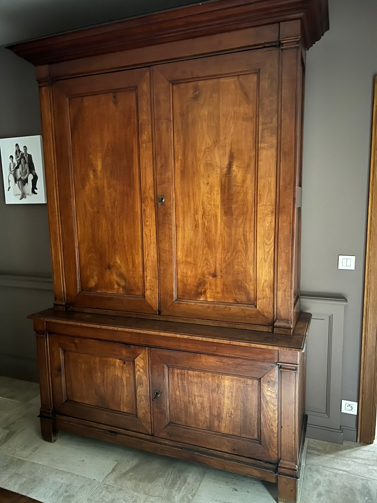 Buffet deux corps in kerselaar, Ophalen