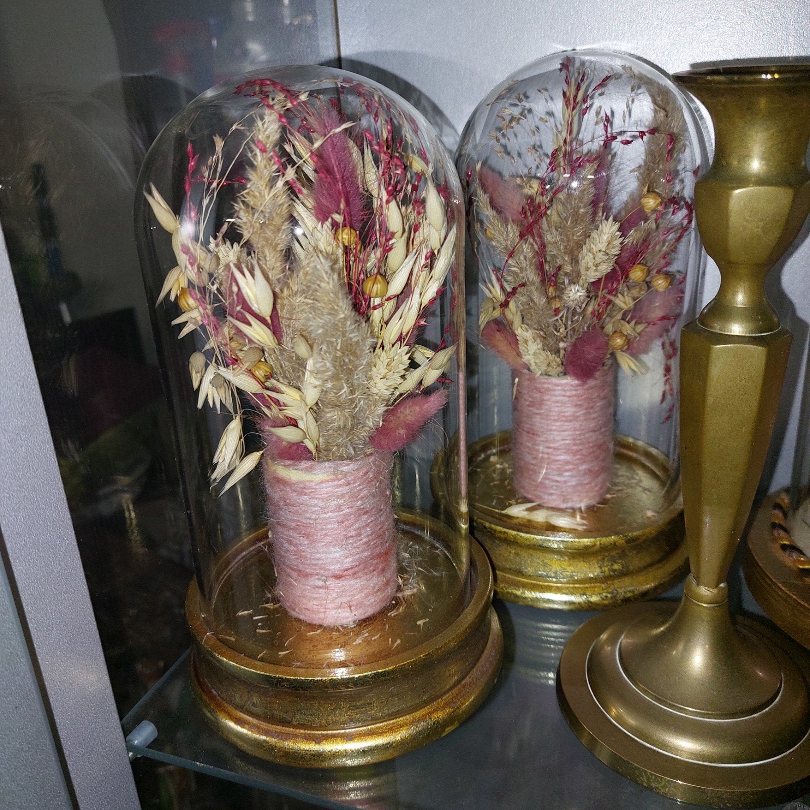 2 stolpen in glas, Huis en Inrichting, Woonaccessoires | Stolpen, Ophalen