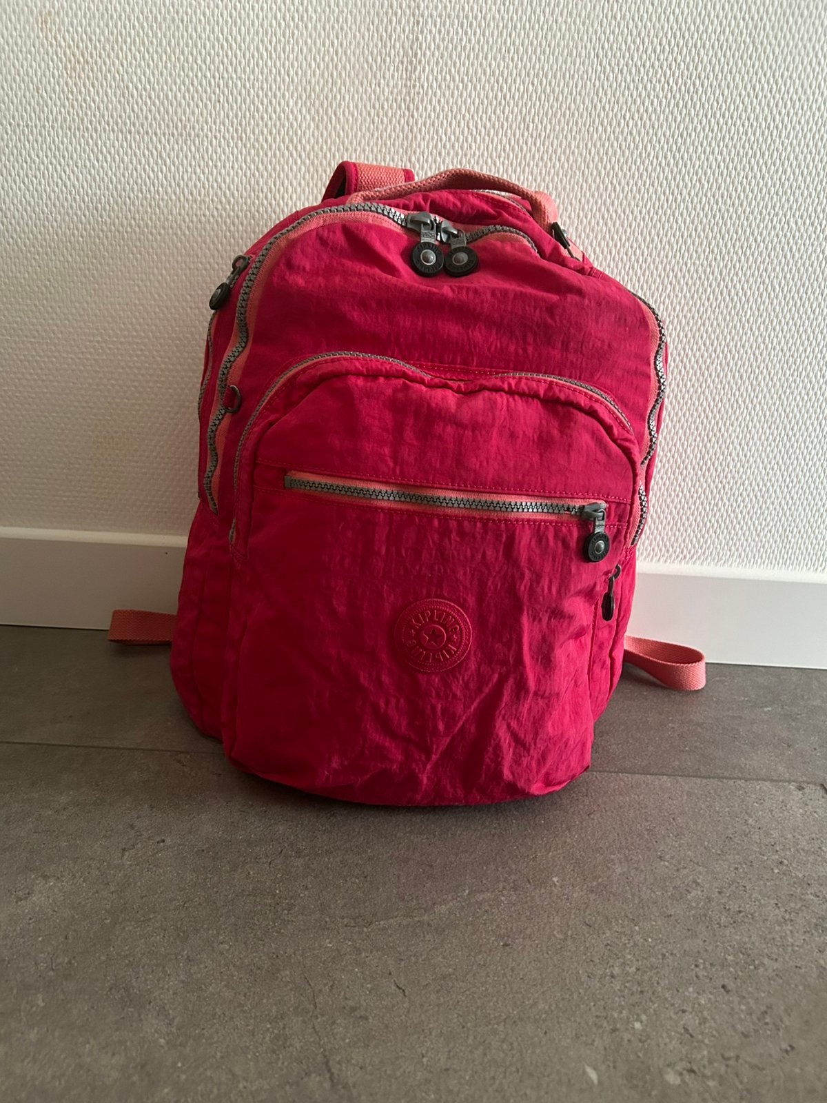 Roze rugzak Seoul Kipling 25 liter, 40 à 50 cm, Enlèvement ou Envoi, Rose, 30 à 40 cm