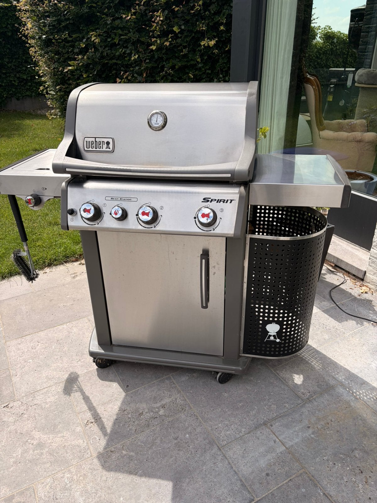 Weber volledig RVS BBQ, Ophalen, Zo goed als nieuw