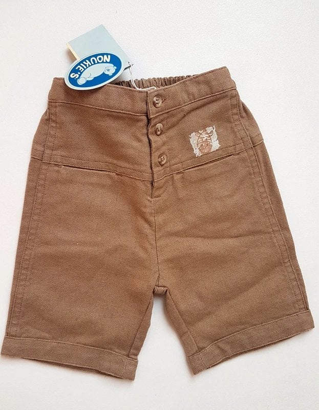 NOUKIE'S - Pantalon lin/coton NEUF - T.12 mois/74cm, Enfants & Bébés, Garçon ou Fille, Enlèvement ou Envoi, Noukies, Pantalon