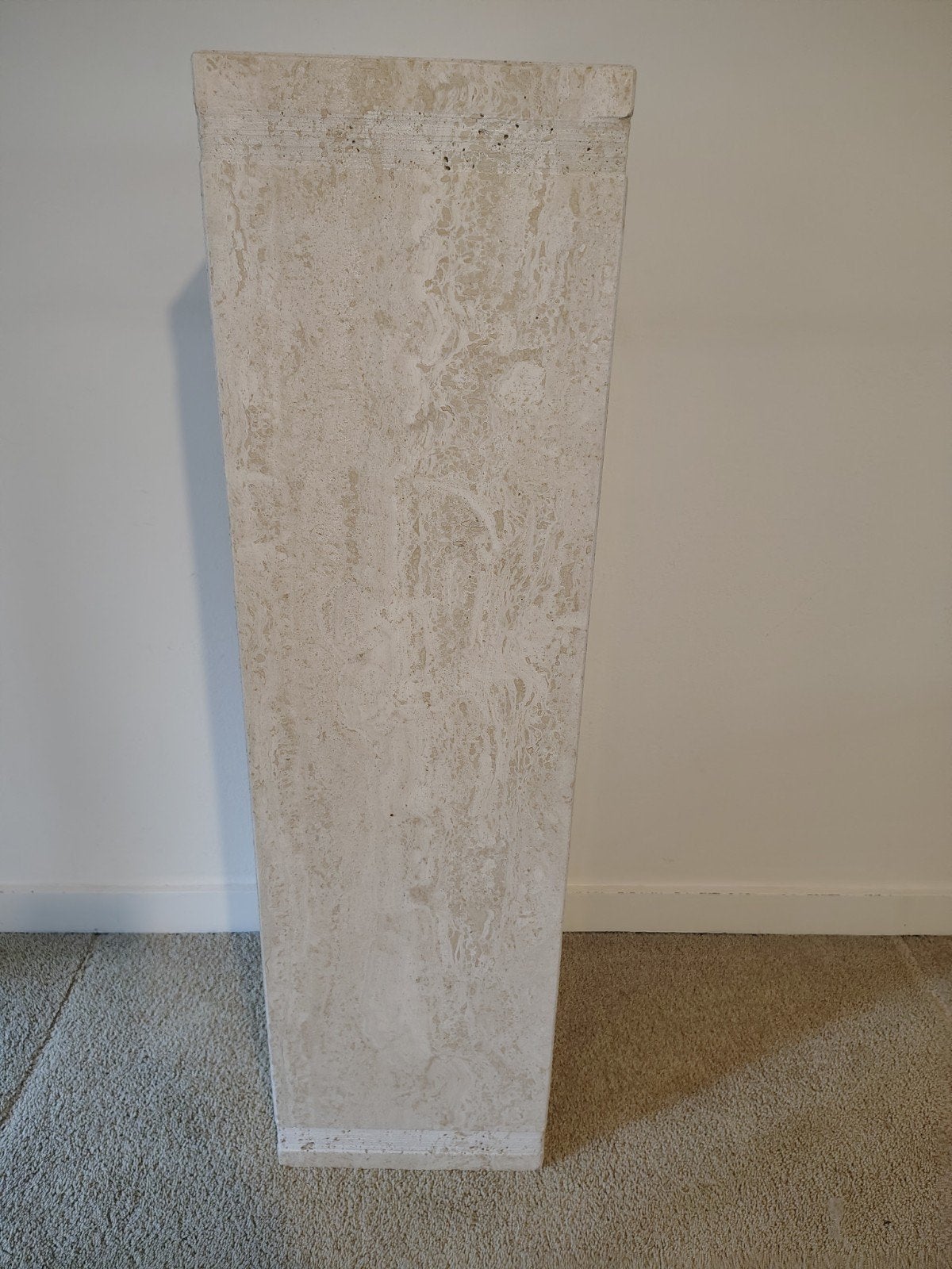 Travertin zuil 90 cm, Huis en Inrichting, Woonaccessoires | Zuilen en Pilaren, Ophalen
