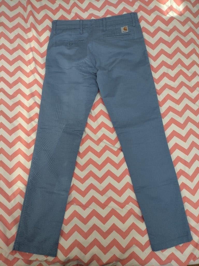 Carhartt chinobroek (cyaan), Kleding | Heren, Broeken en Pantalons, Ophalen, Blauw, Carhartt, Nieuw