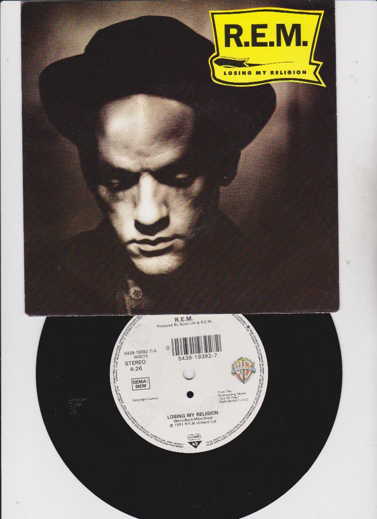 R.E.M. – Losing My Religion   1991 MINT, Beschermende buitenhoes, Ophalen of Verzenden, Zo goed als nieuw, Pop