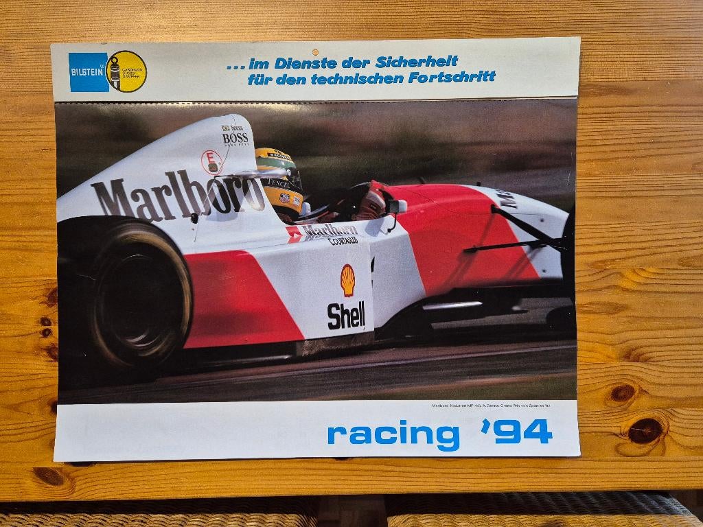 Bilstein autosport kalender 1994, Ophalen