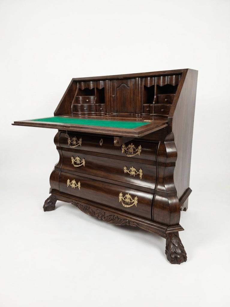 Antieke klassieke secretaire, Huis en Inrichting, Ophalen, Gebruikt, Hollandse Barok