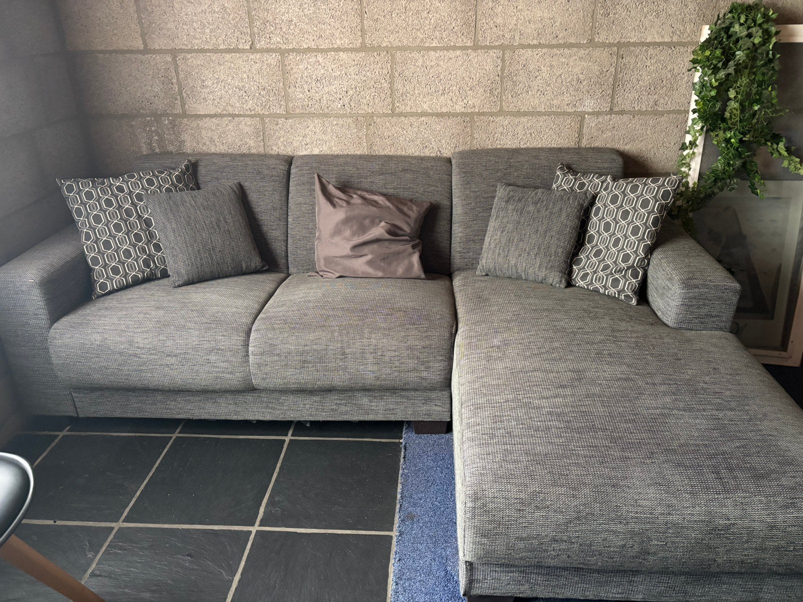 Zetel, Ophalen, Gebruikt, Textileen, 3 zitplaatsen