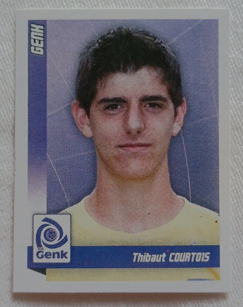 Autocollant Thibaut Courtois - Pro League 2019-2020, Enlèvement ou Envoi, Comme neuf, Autocollant