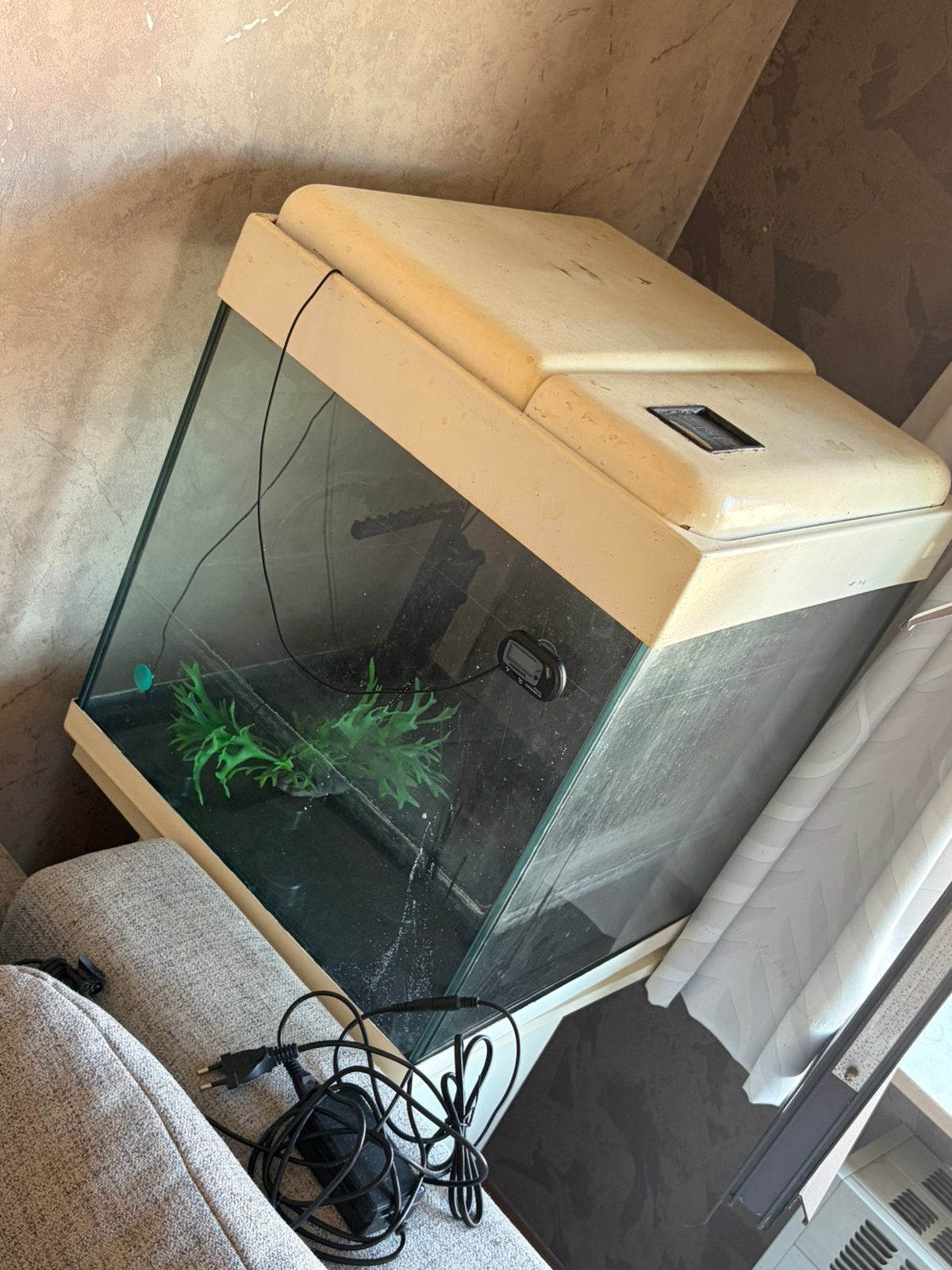 Aquarium 80l, Dieren en Toebehoren, Ophalen, Verwarming, Gebruikt