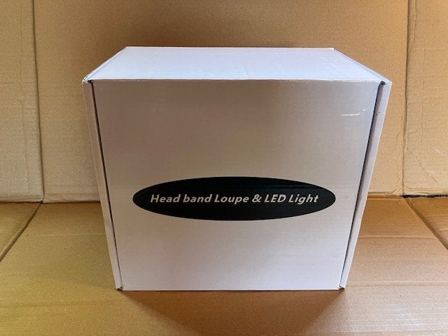 medische hoofdlamp met loupe (3,5 keer vergroting), Enlèvement ou Envoi, Niet ingevuld, Niet ingevuld, Neuf