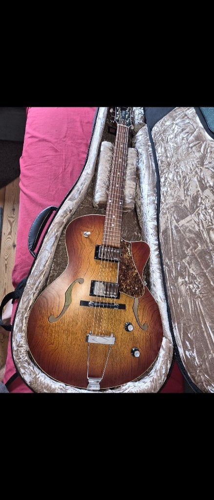 Guitare godin 5th avenue, Musique & Instruments, Enlèvement, Utilisé, Hollow body, Autres marques