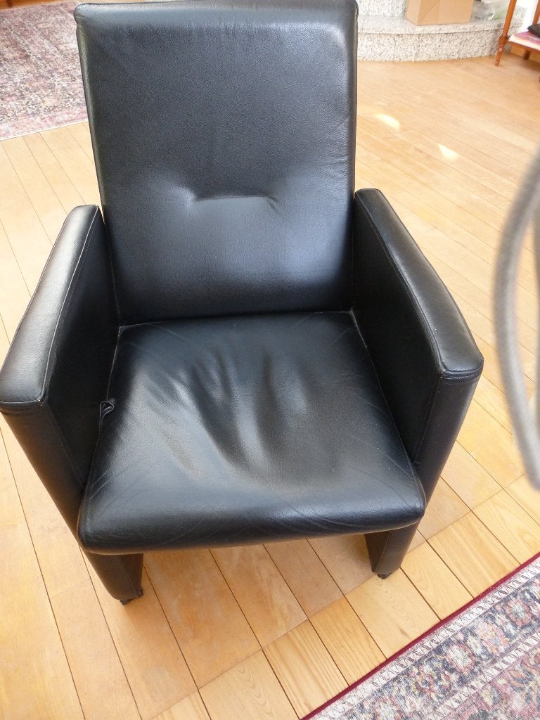 6 sièges en cuir sur roulettes, Comme neuf, Enlèvement, Cinq, Six Chaises ou plus, Cuir