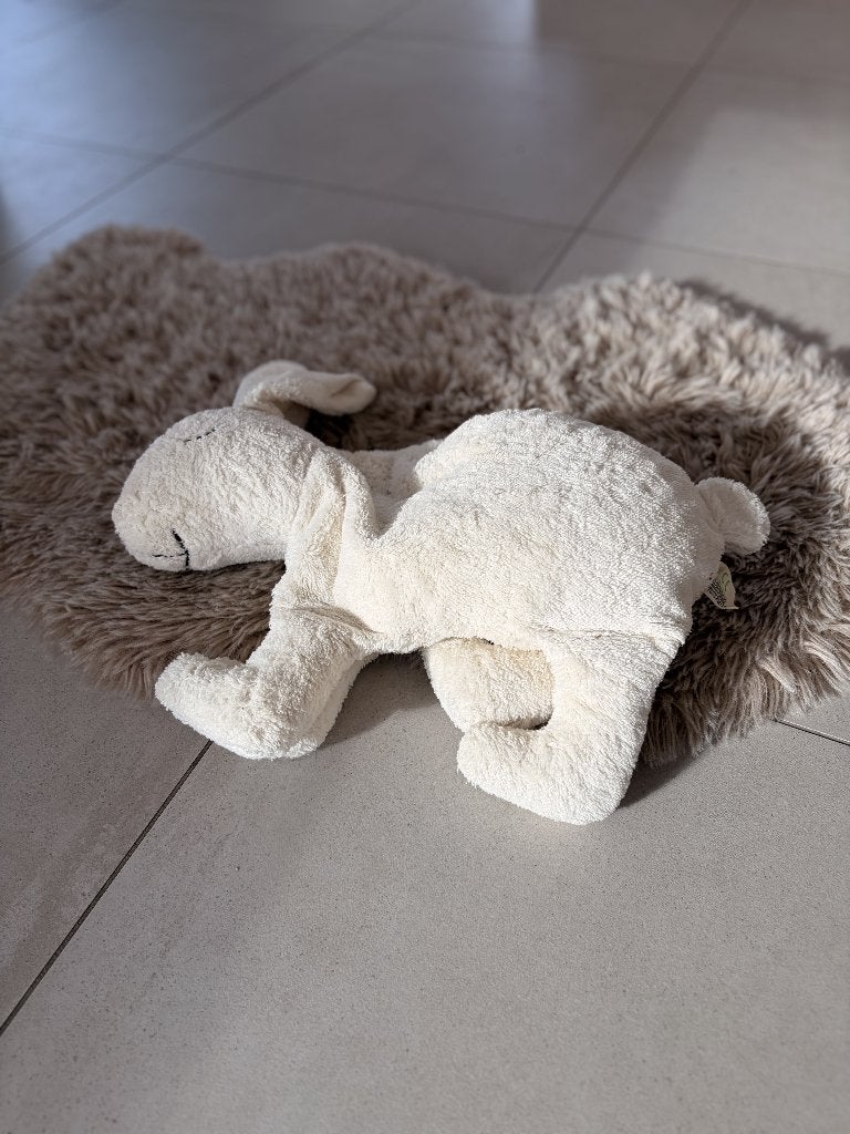 Senger warmteknuffel konijn - bio, met pittenzak, Enfants & Bébés, Jouets | Peluches, Enlèvement, Utilisé, Lapin, Fait main