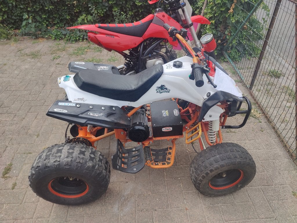 Elektrische quad, Ophalen, Gebruikt