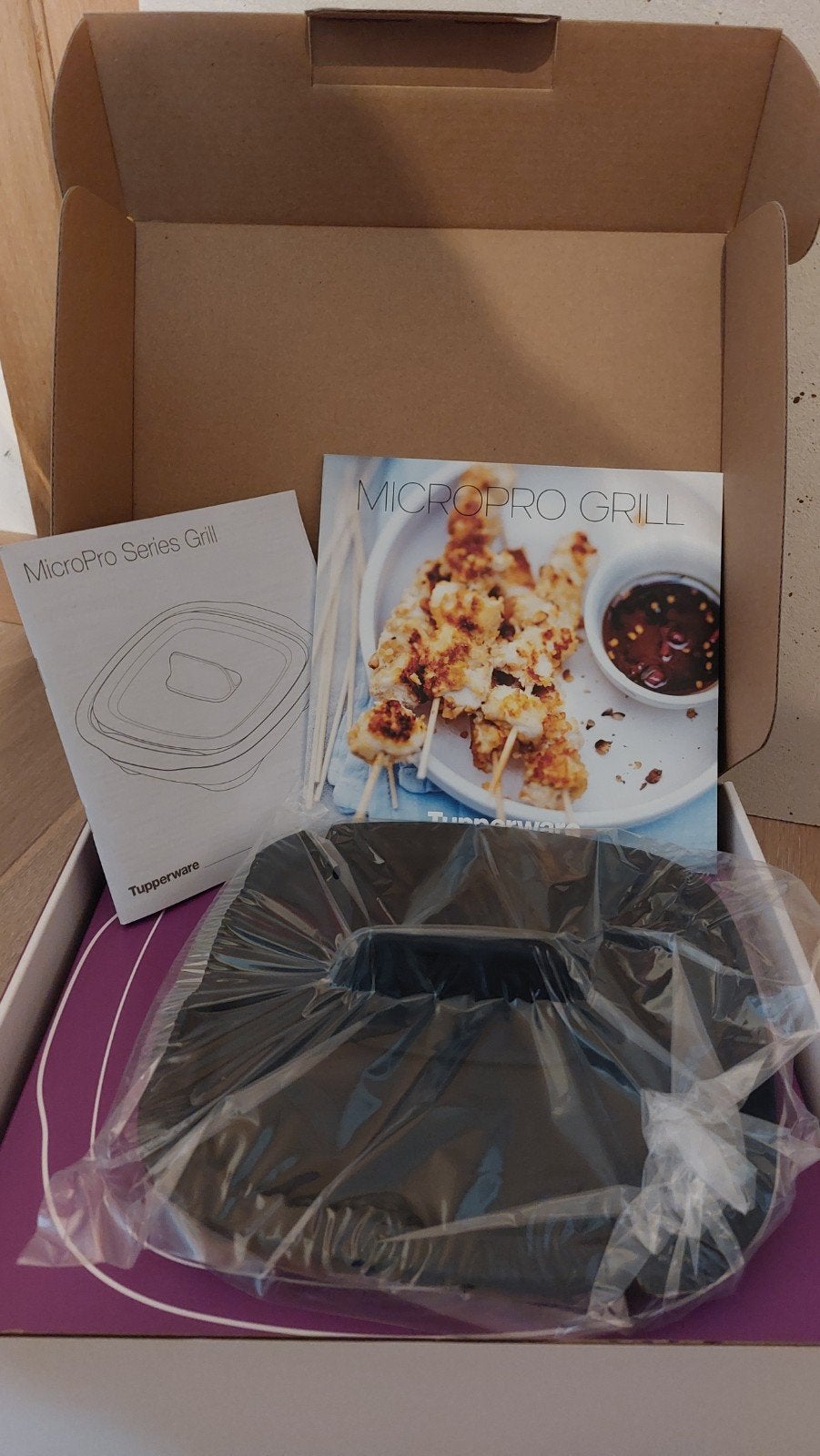 Micro pro grill met receptenboekje, Ophalen