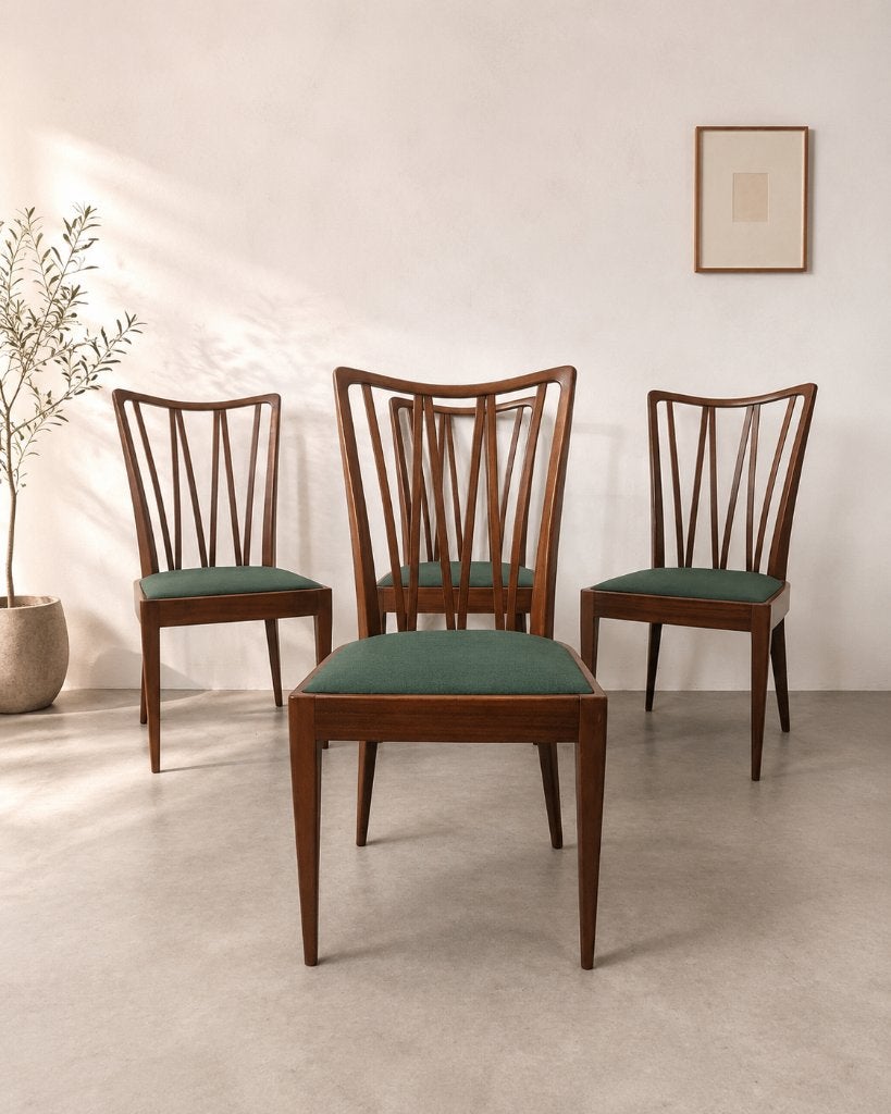 Lot de 4 chaises vintage A. Patijn pour Zijlstra, Enlèvement, Quatre