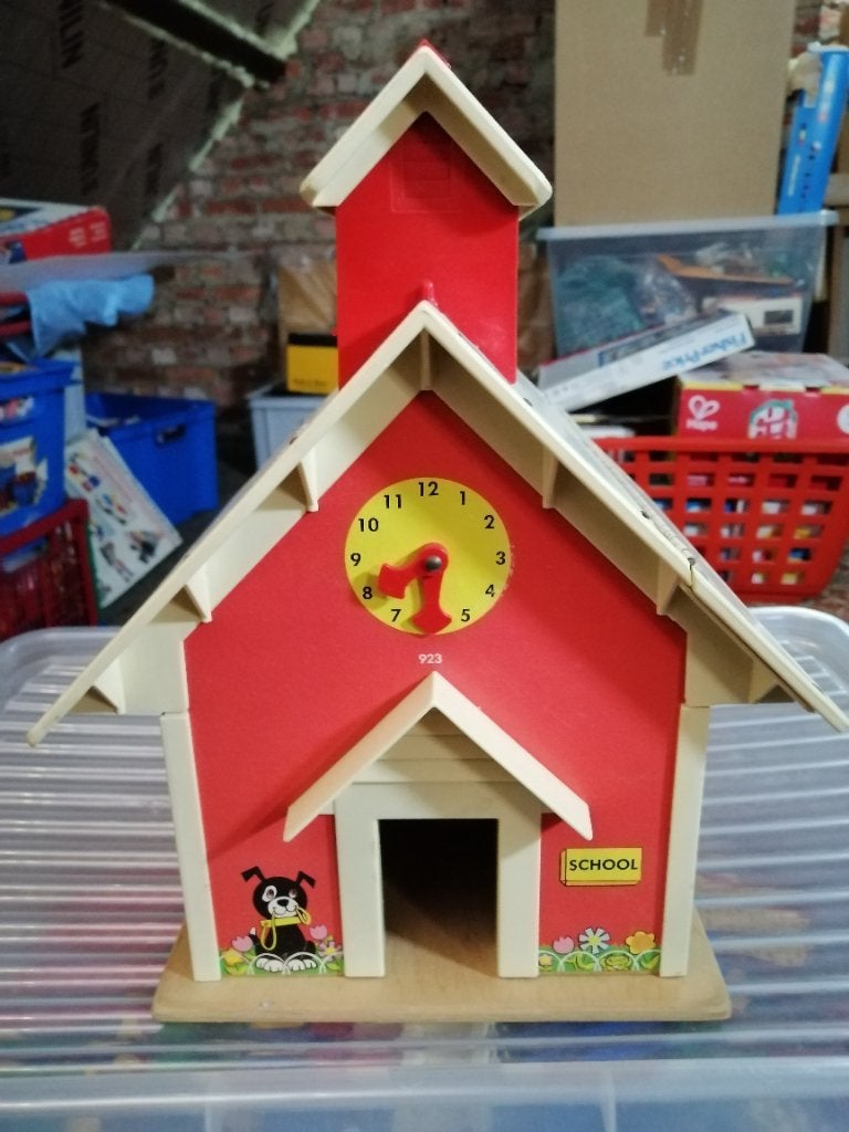 Fisher price schooltje, Ophalen of Verzenden, Gebruikt, Overige typen, Met geluid