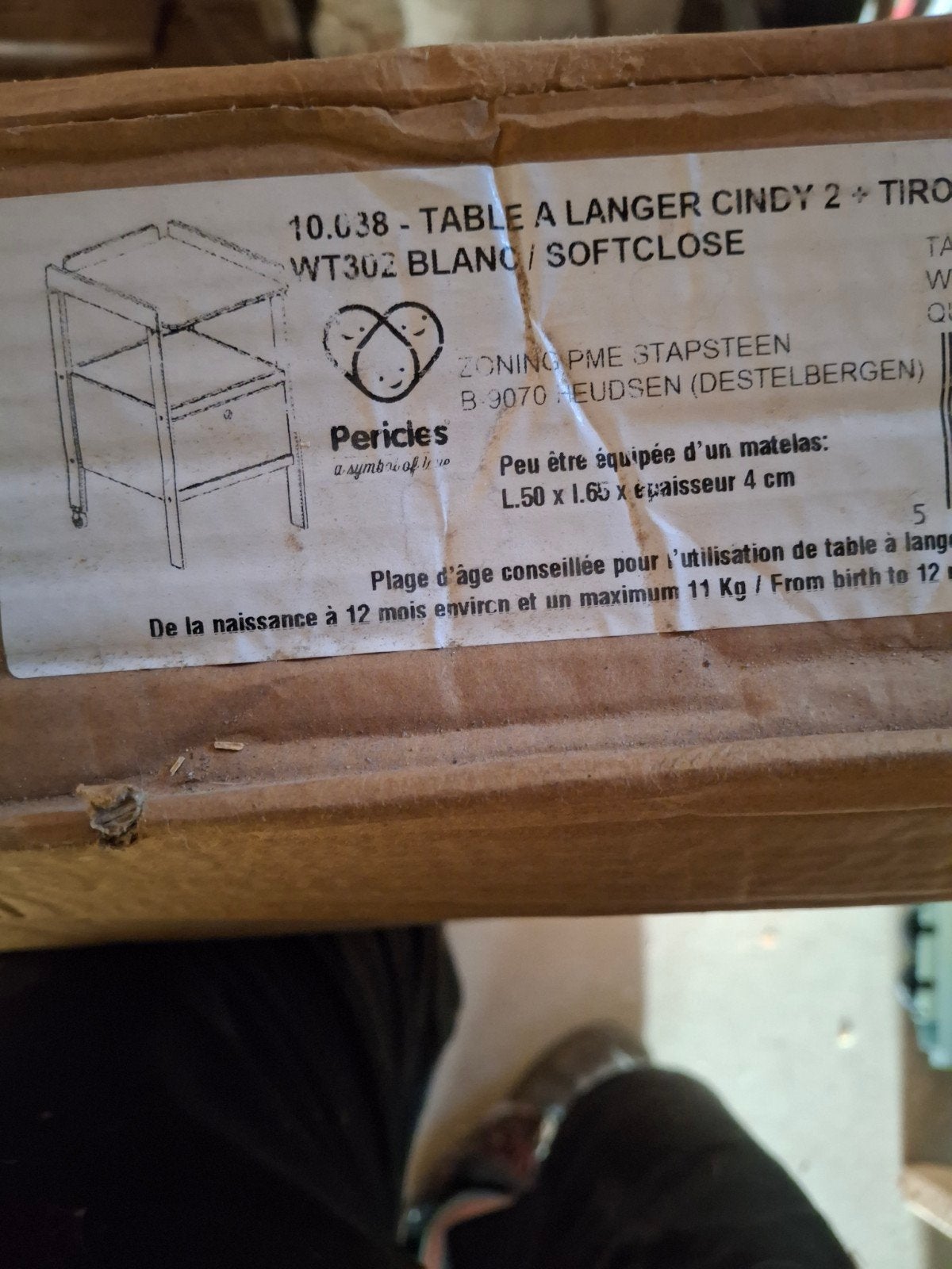 Pericles baby verschoon tafel, Kinderen en Baby's, Ophalen