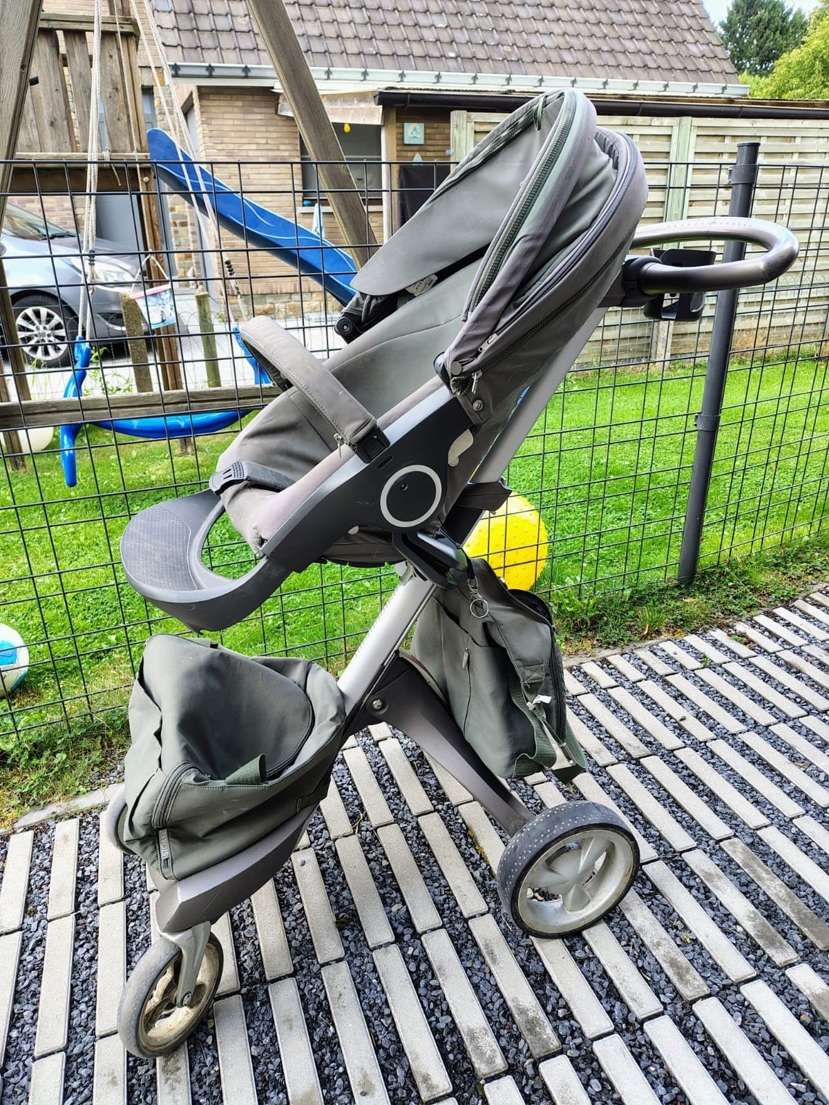 Stokke kinderwagen, Kinderen en Baby's, Ophalen, Gebruikt, Overige merken, Regenhoes