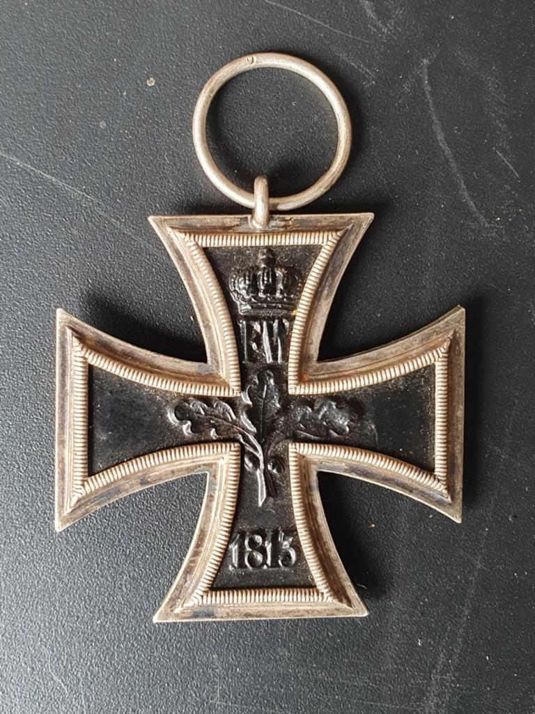 Wo1 ijzer kruis, Enlèvement ou Envoi