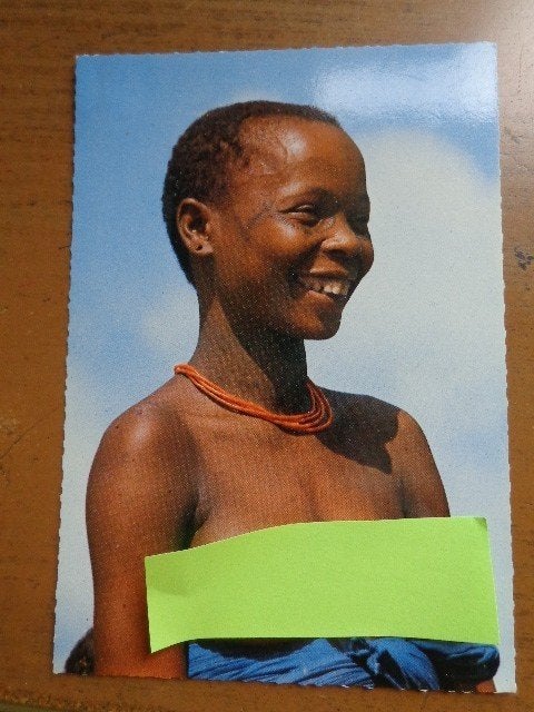 Postkaart Naakt - Giriama Woman, Verzenden, Ongelopen, Overige thema's