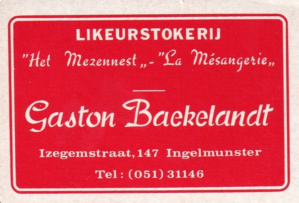 L 40 / S K INGELMUNSTER BAEKELANDT, Verzamelen, Ophalen of Verzenden, Nieuw, Speelkaart(en)