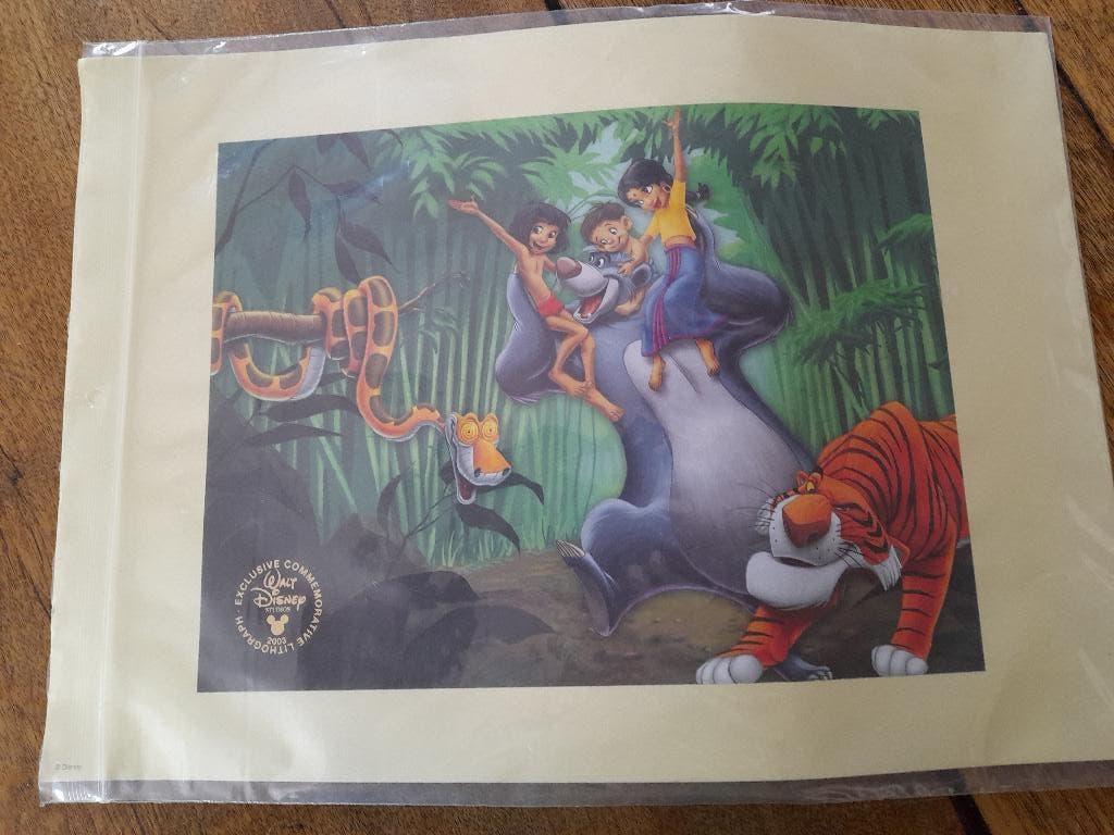 walt disney studios jungle book litho. 2003, Ophalen of Verzenden