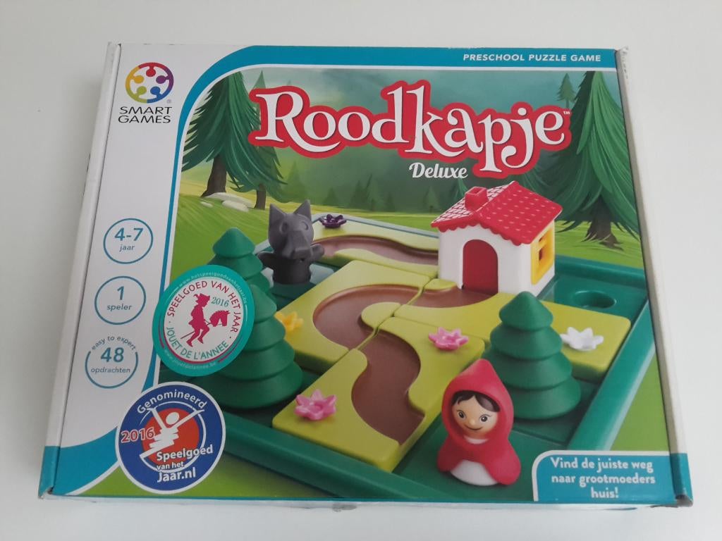 Smart Games, Roodkapje Deluxe, als nieuw, + 1 gratis promo, Een of twee spelers, Ophalen of Verzenden, Zo goed als nieuw, Smart Games