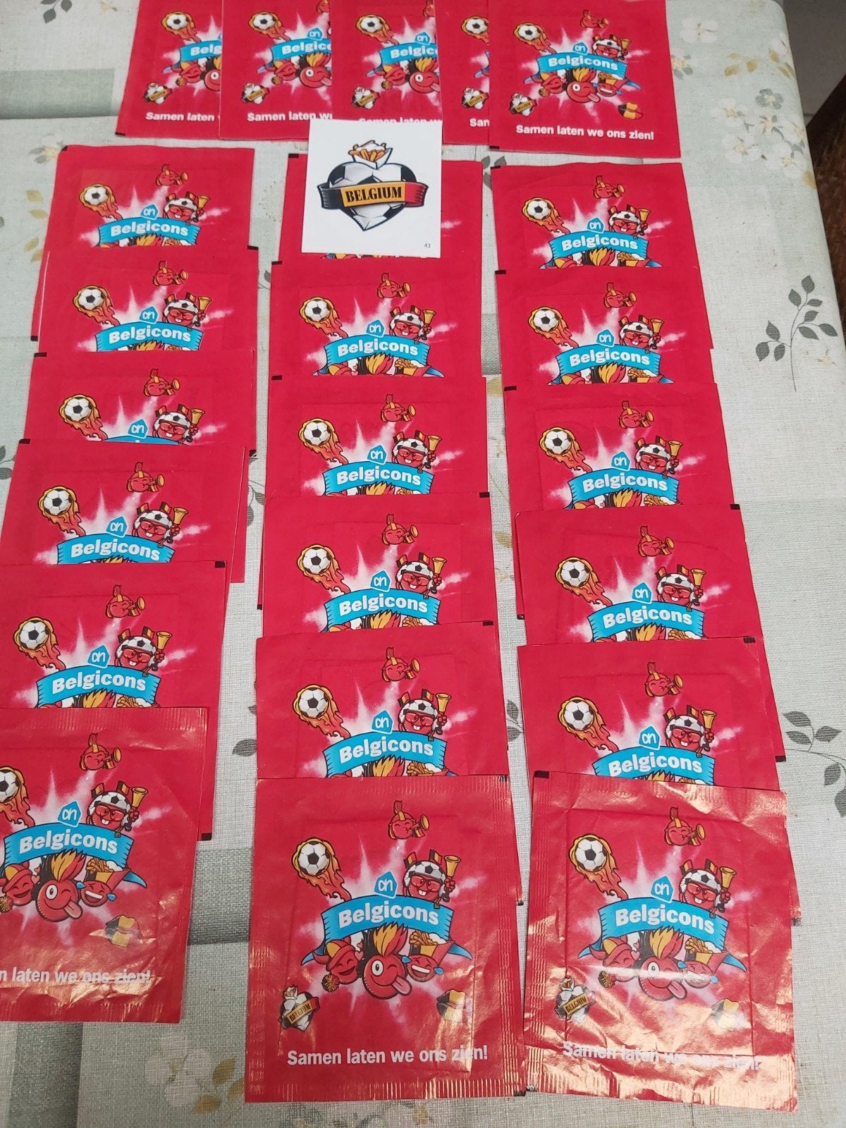 totoo en sticker rode duivels, Ophalen of Verzenden, Sticker