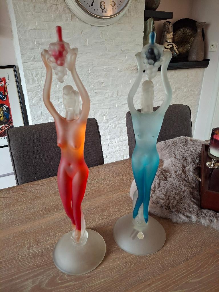 Vintage Italiaanse Murano glazen sculpturen ., Ophalen