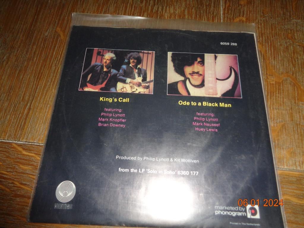 Thin Lizzy-(Phil Lynott) – King's Call 1980 Vinyl singel, Enlèvement ou Envoi, 7 inch, 1980 - 1989, Comme neuf