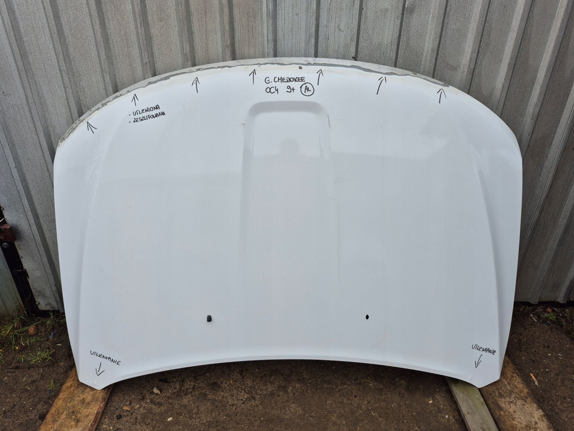 Capot Jeep Grand Cherokee WK2 WK2, Stellantis N.V., Info@stellantis.com, Utilisé, Capot moteur