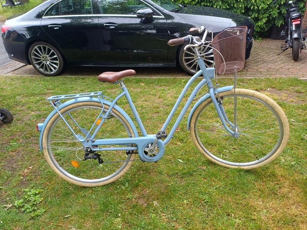 Lichtblauwe Elops- Damesfiets: Goede staat-directbischikbaar, Ophalen
