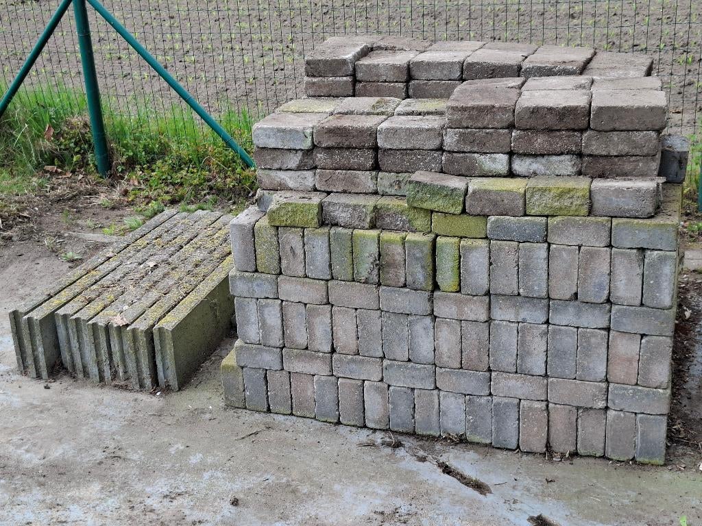 Gratis klinkers voor tuin of oprit, Tuin en Terras, Ophalen, Gebruikt, 10 m² of meer, Klinkers