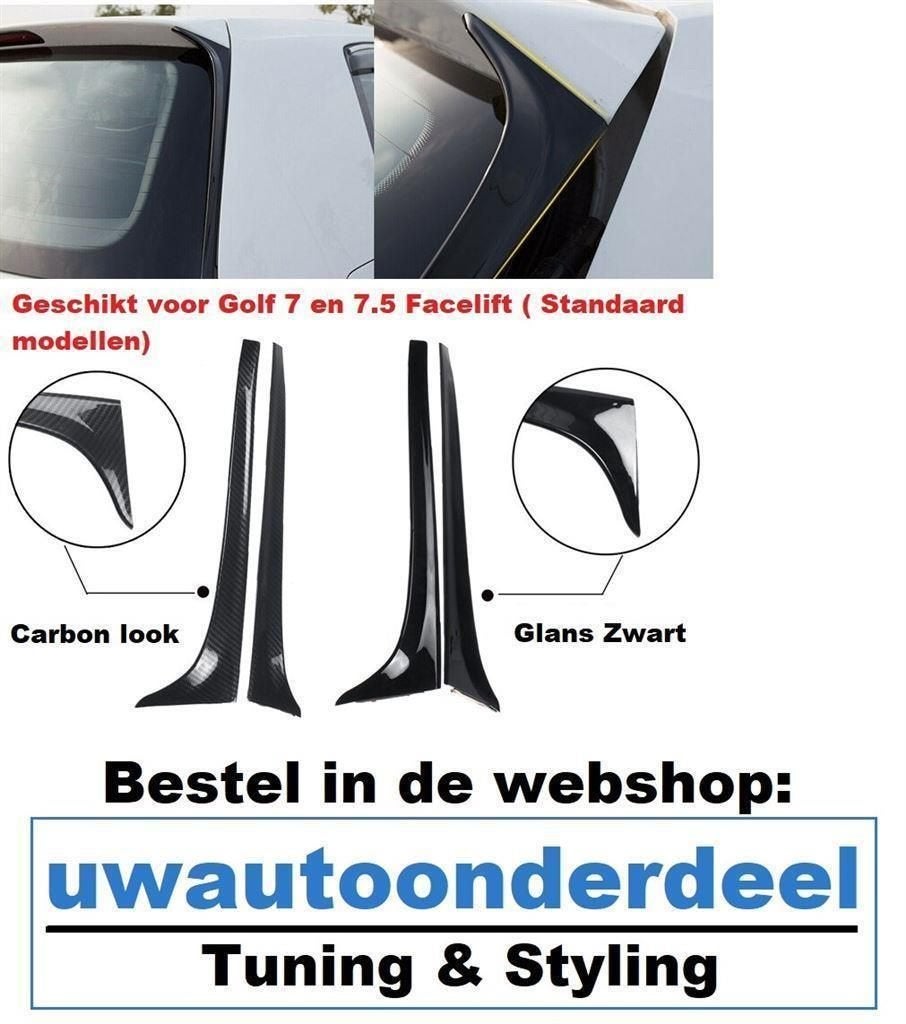 Wing Acherraam Geschikt Voor Golf 7 7.5 Facelift Spoiler Gti, Envoi