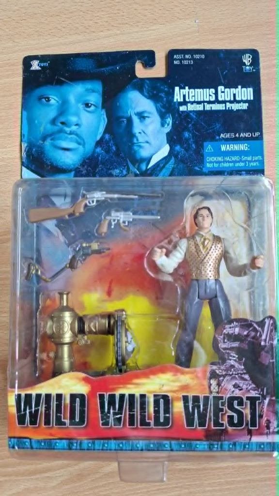 Vintage Wild Wild West – Artemus Gordon actiefiguur uit 1999, Verzamelen, Ophalen of Verzenden, Gebruikt
