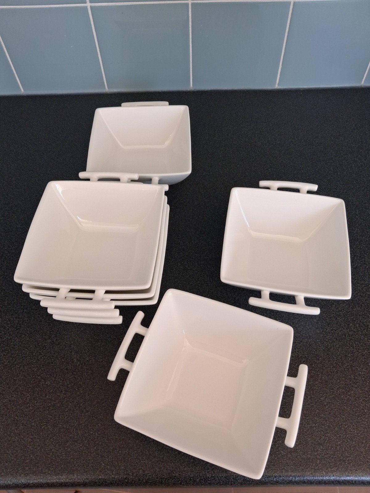 6 kommetjes voor dessert, fruit, soep,.. merk Yong, Huis en Inrichting, Ophalen, Nieuw, Porselein, Kom(men)